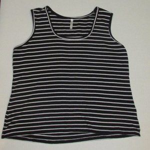 Black & White Striped Tank Top